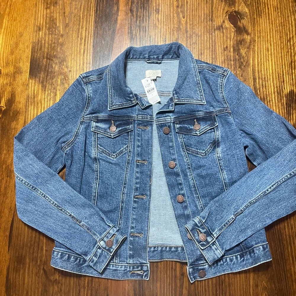 LOFT Outlet Denim Jacket - Picture 2 of 3